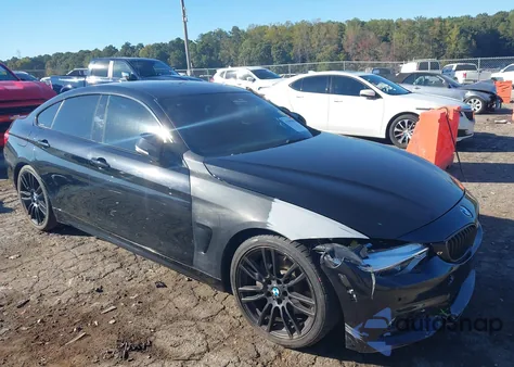 2017 BMW 430I Gran Coupe from USA, damaged, VIN WBA4F7C56HG438375